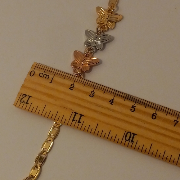 Gold Layered Woman Bracelet Butterfly/ORO LAMINADO - Picture 5 of 8